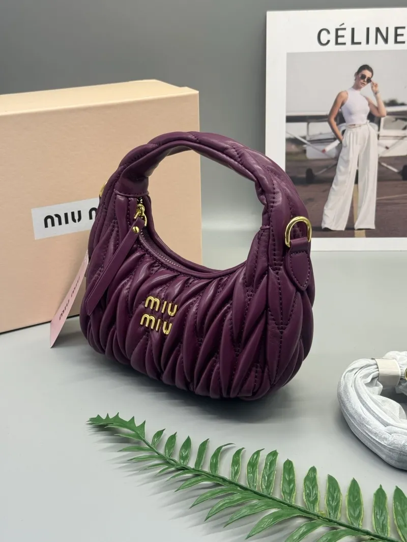 Miu Miu Purple Top Handle Bag 588 - Image 3