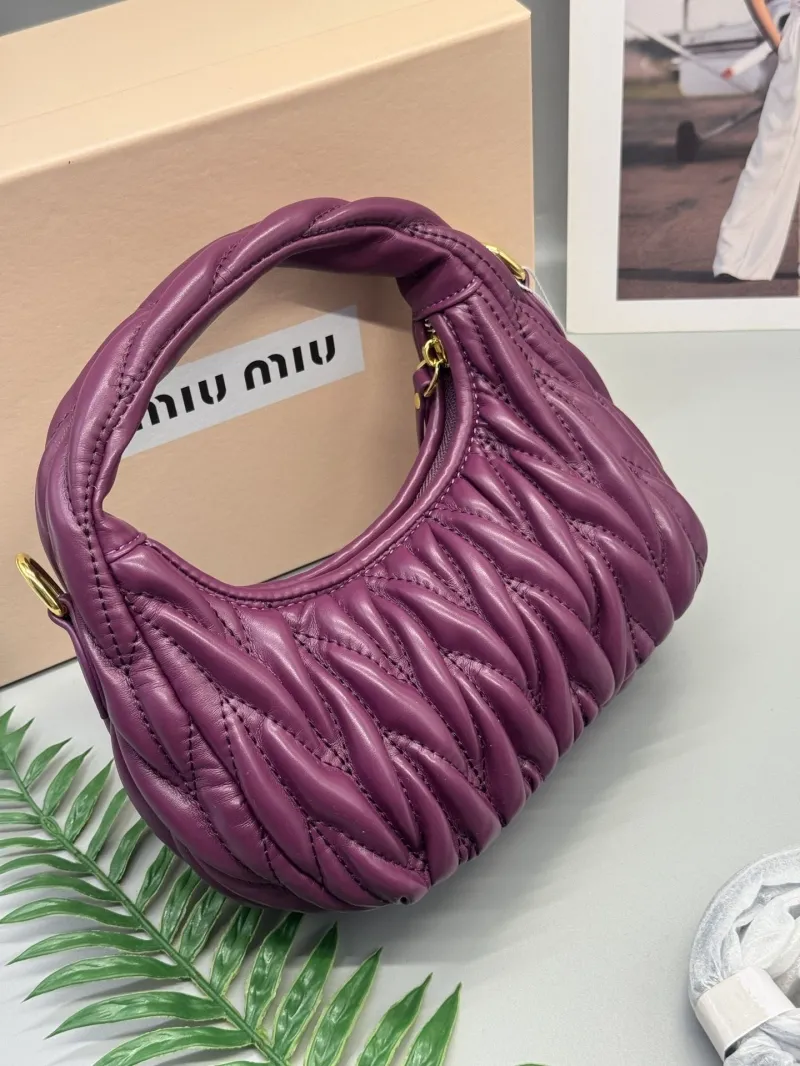 Miu Miu Purple Top Handle Bag 588 - Image 8