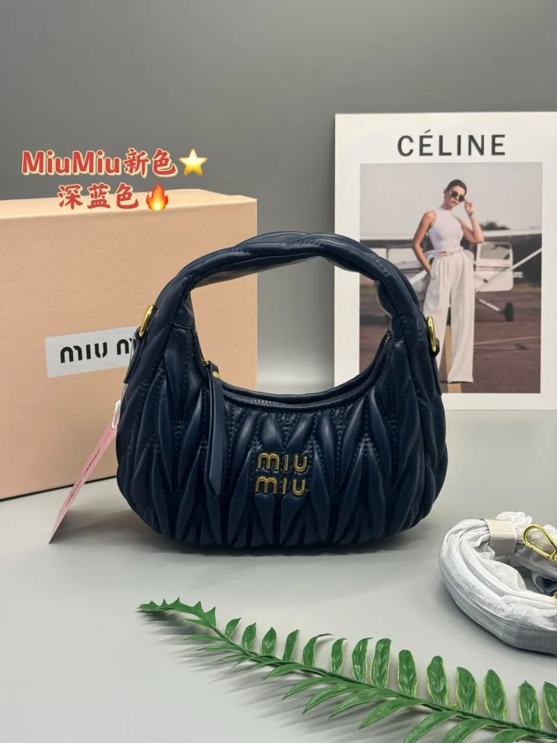 Miu Miu Orange Matelasse Top Handle Bag 589 - Image 4