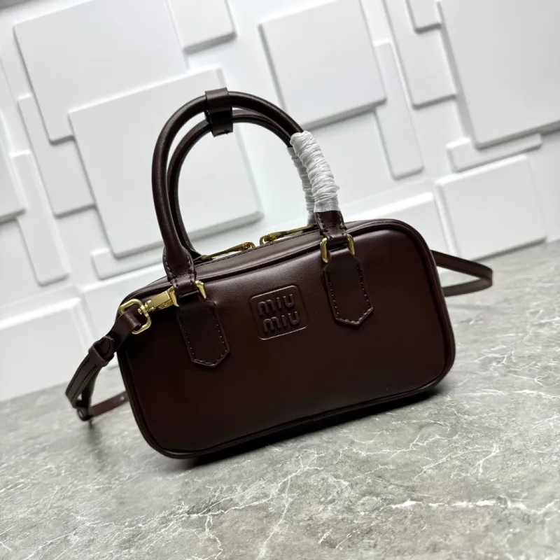 Miu Miu Brown Top Handle Bag 592