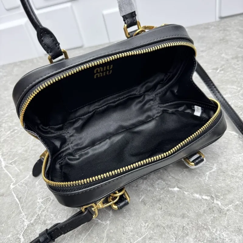 Miu Miu Black Top Handle Bag 593 - Image 9