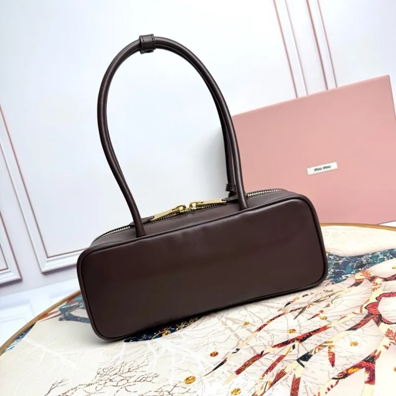 Alternative view of MIU MIU Brown Top Handle Bag 594