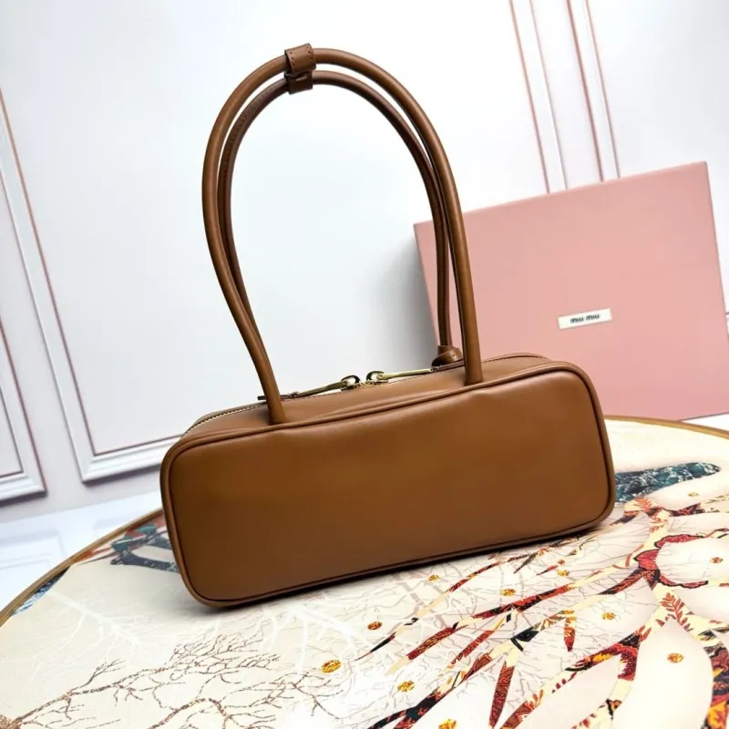 Alternative view of Miu Miu Brown Top Handle Bag 595