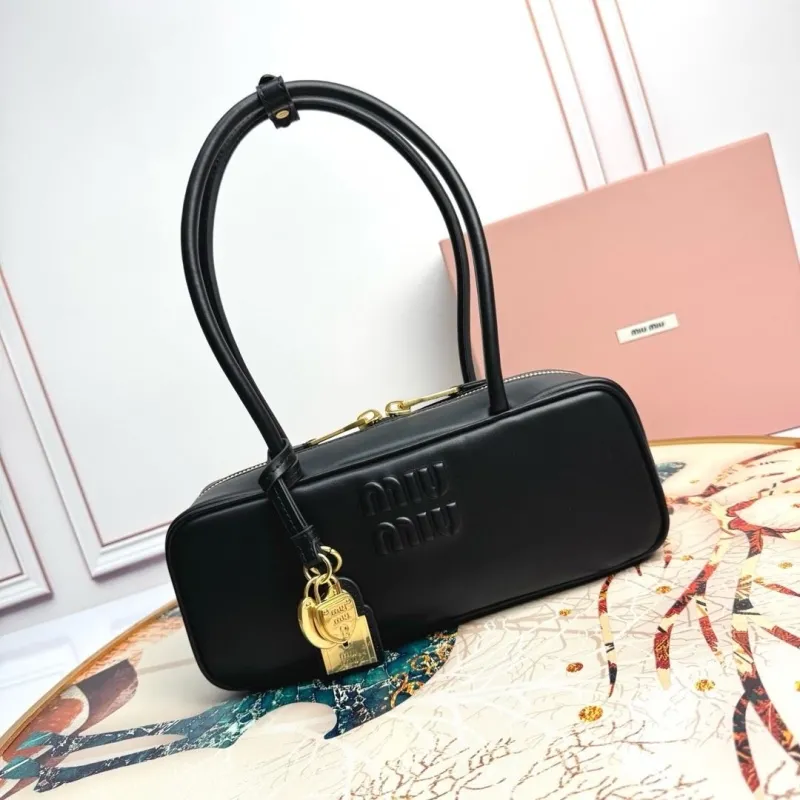 Miu Miu Black Top Handle Bag 596