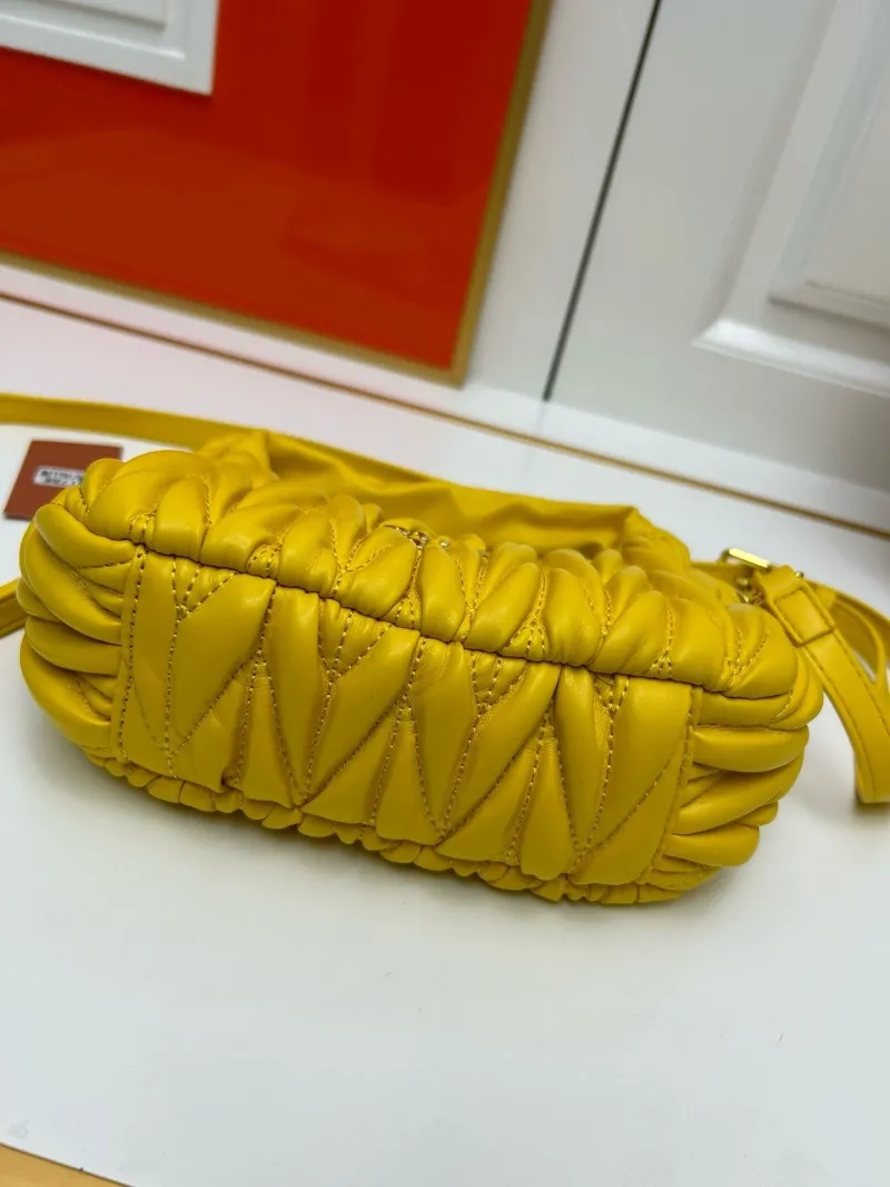 Miu Miu 2178 Yellow Mini Top Handle Crossbody Bag - Image 6