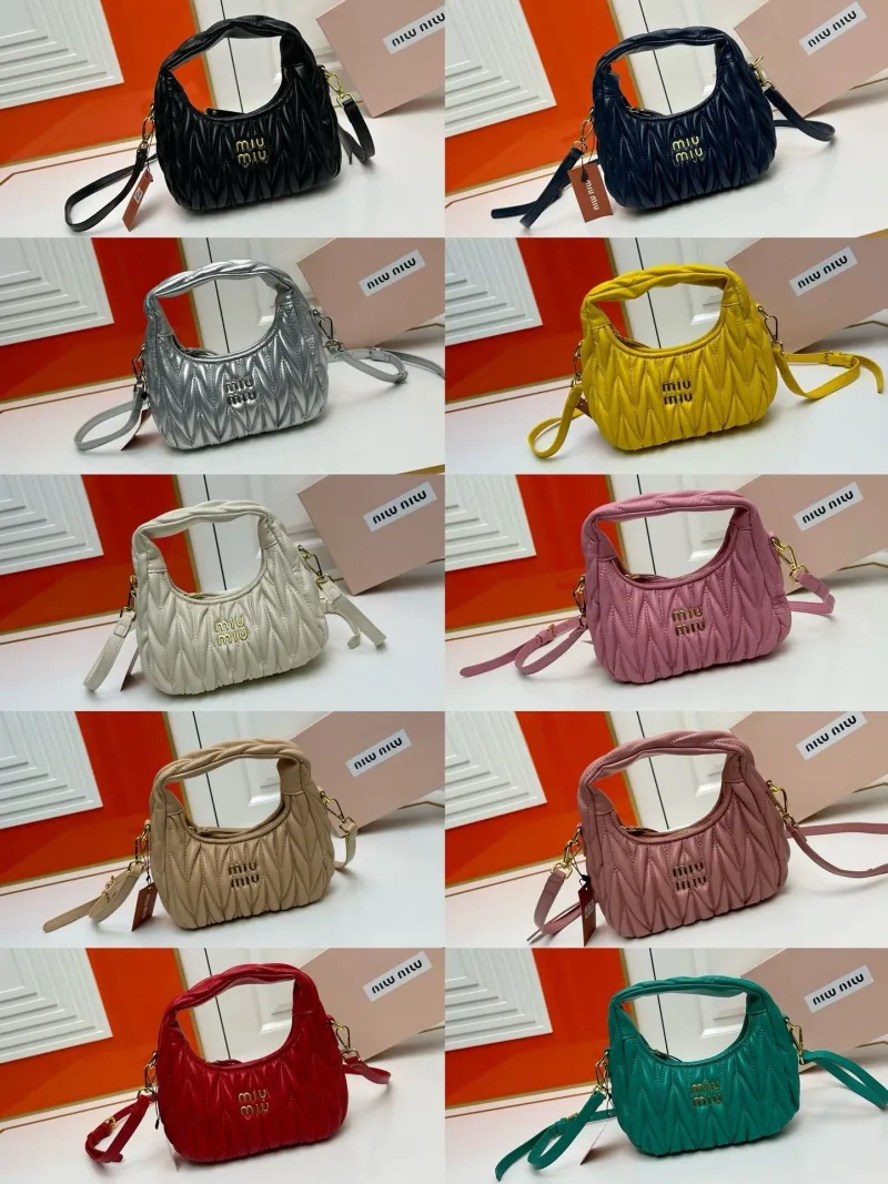 MIU MIU Red Mini Top Handle Crossbody Bag - Image 9