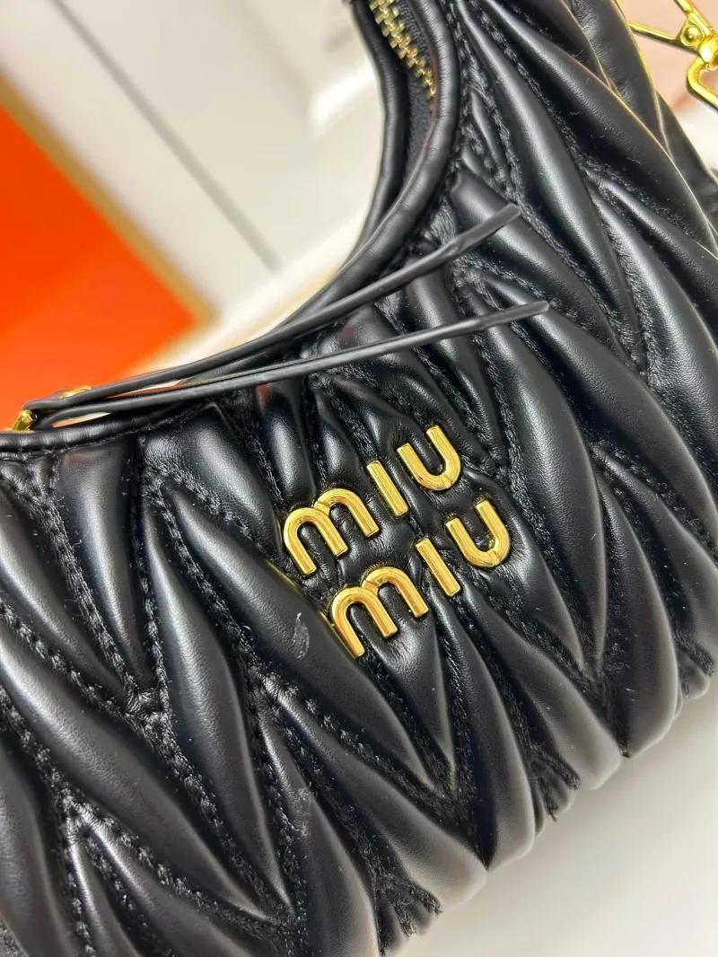 MIU MIU Black Top Handle Crossbody Bag 2178 - Image 4