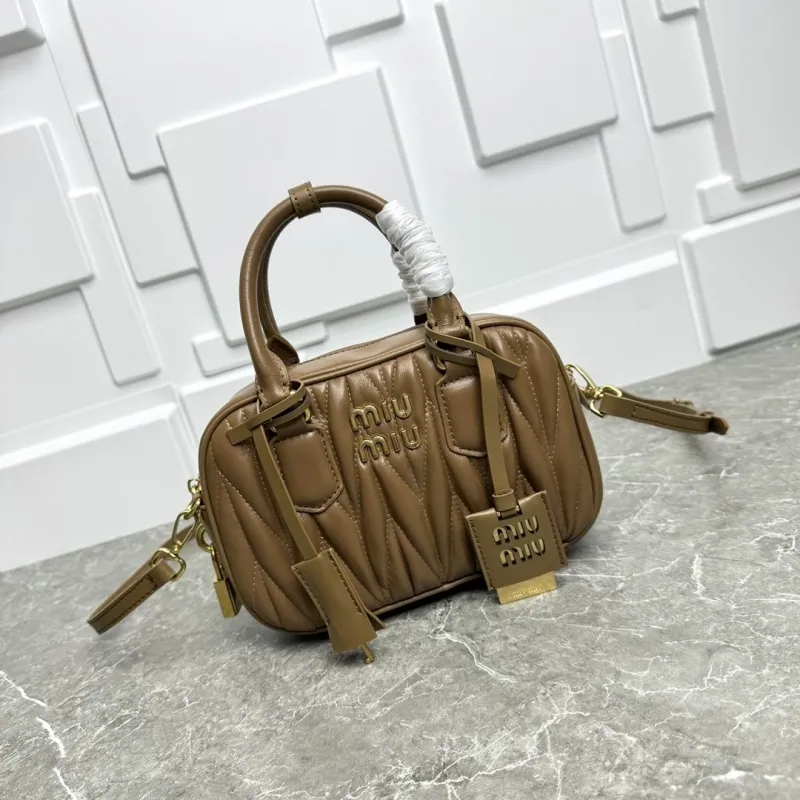 Miu Miu Brown Top Handle Bag 614