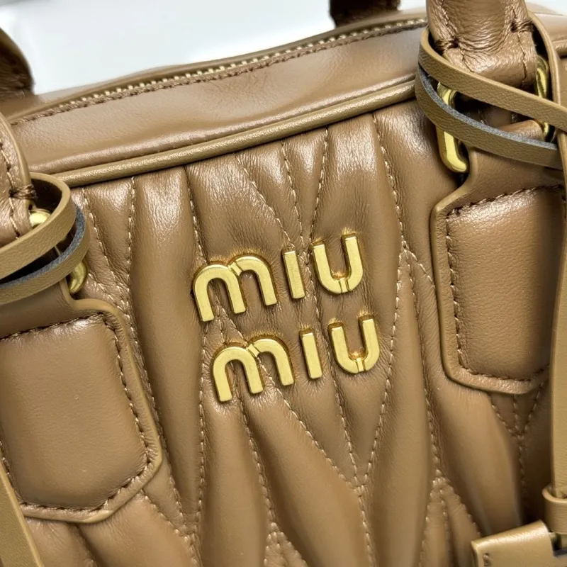 Alternative view of Miu Miu Brown Top Handle Bag 614