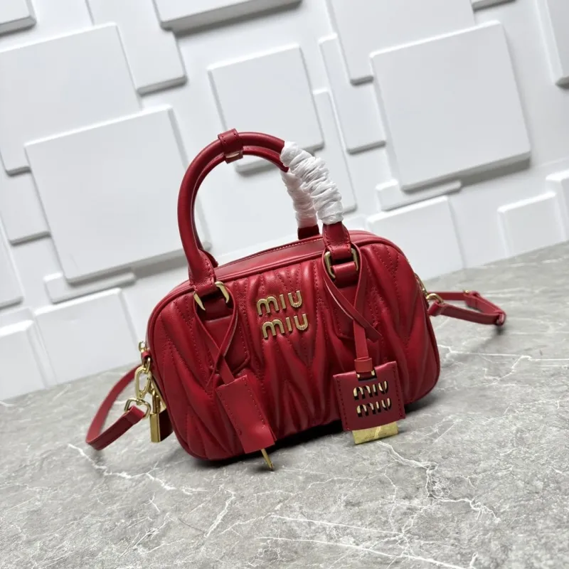 Miu Miu Red Top Handle Bag 617