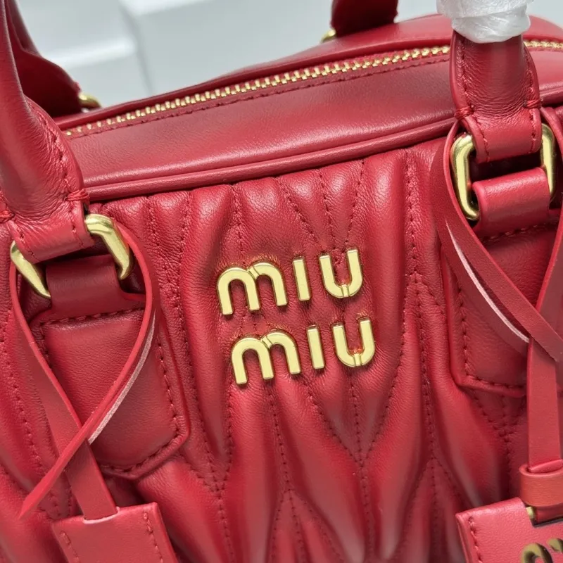 Miu Miu Red Top Handle Bag 617 - Image 3