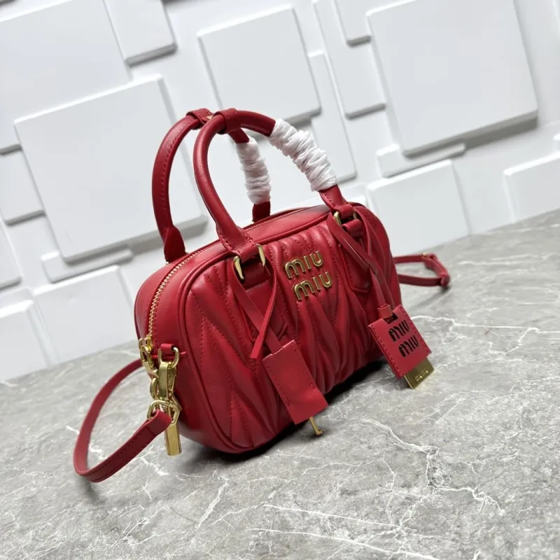 Miu Miu Red Top Handle Bag 617 - Image 4
