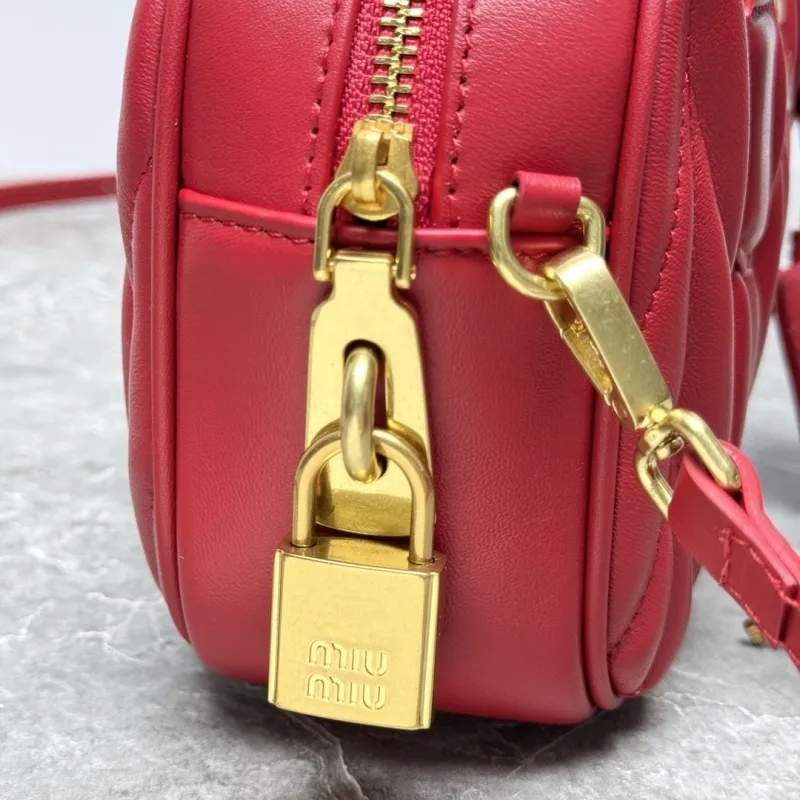 Miu Miu Red Top Handle Bag 617 - Image 5