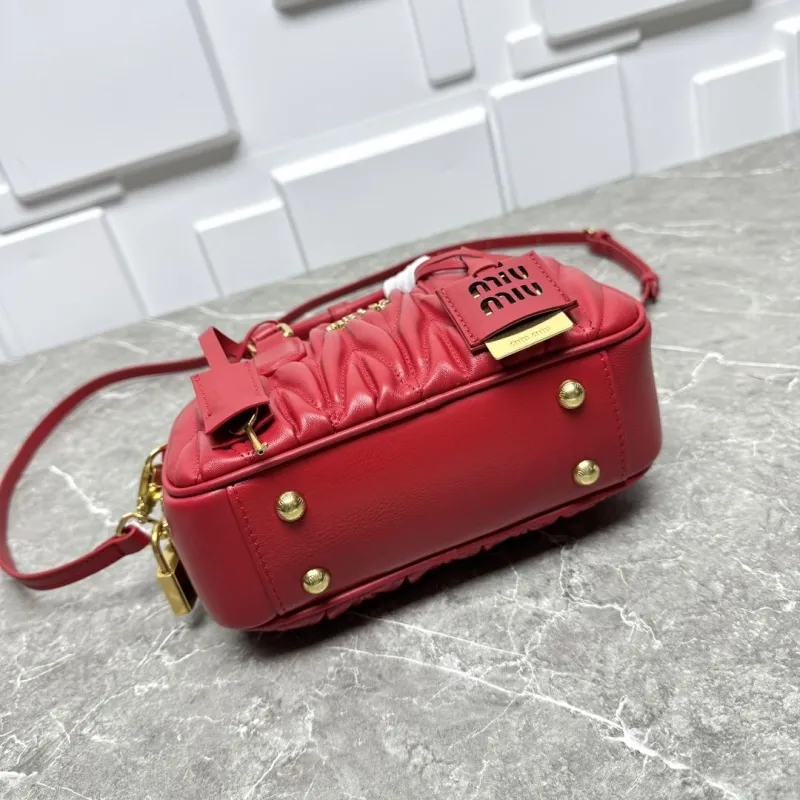 Miu Miu Red Top Handle Bag 617 - Image 7