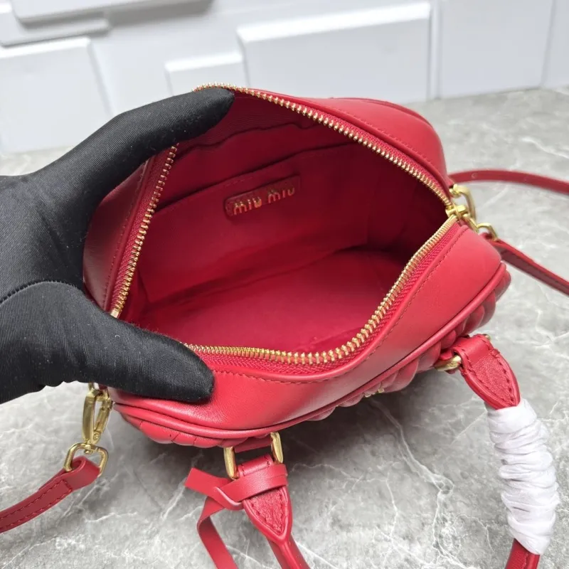 Miu Miu Red Top Handle Bag 617 - Image 9