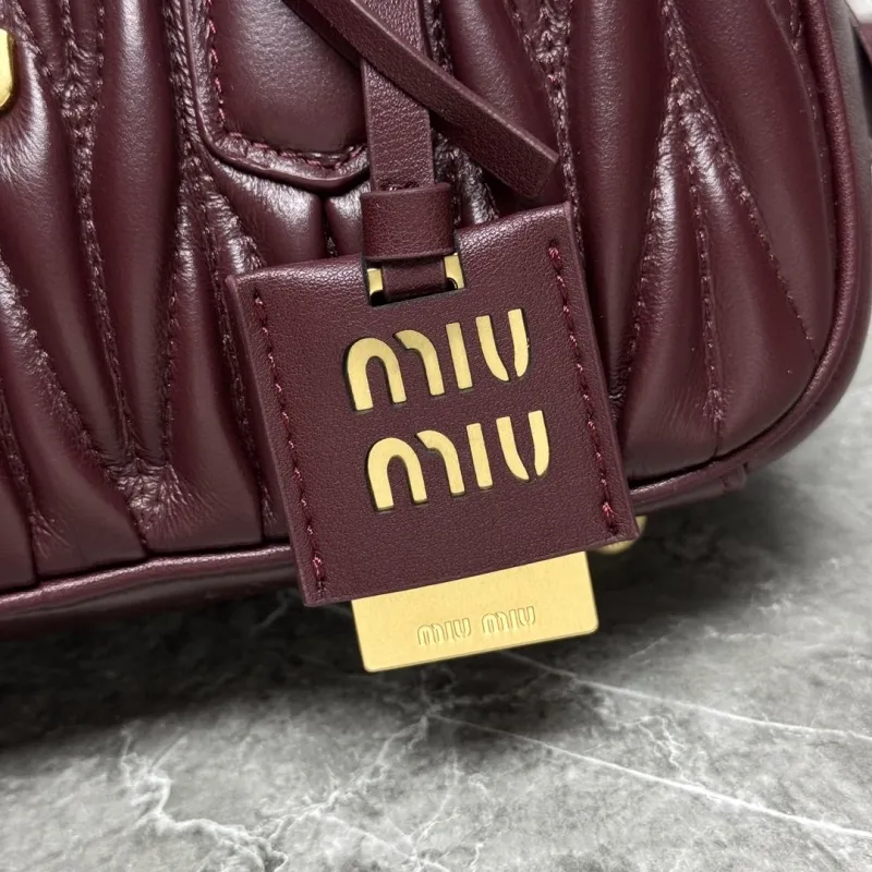 Miu Miu Burgundy Top Handle Bag 619 - Image 3