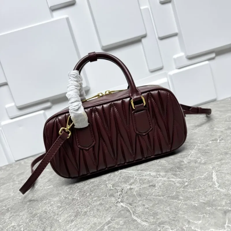 Miu Miu Burgundy Top Handle Bag 619 - Image 6