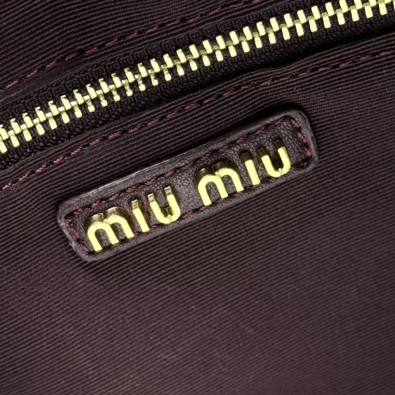 Miu Miu Burgundy Top Handle Bag 619 - Image 8