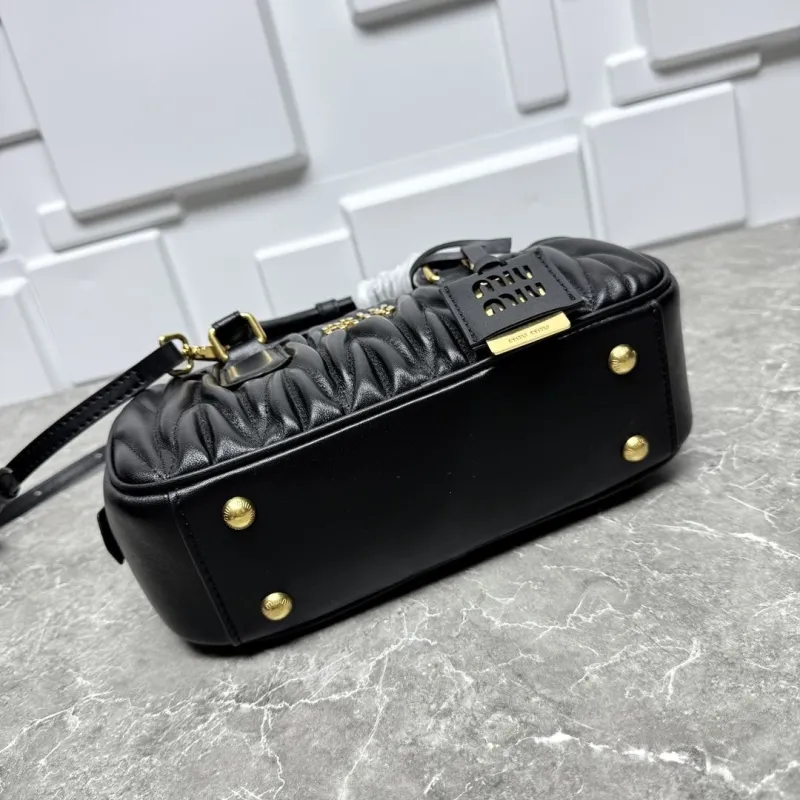 Miu Miu Black Top Handle Bag 623 - Image 5