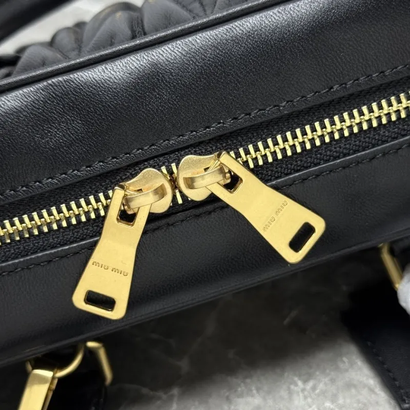 Miu Miu Black Top Handle Bag 623 - Image 7