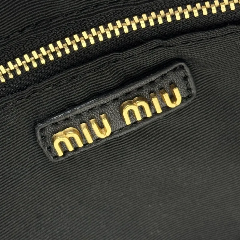 Miu Miu Black Top Handle Bag 623 - Image 8