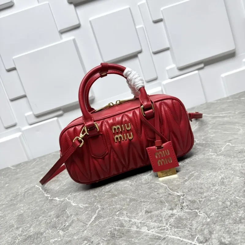 Miu Miu Red Top Handle Bag 624