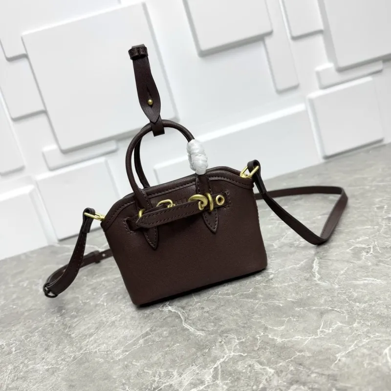 MIU MIU Brown Mini Top Handle Crossbody Bag 626