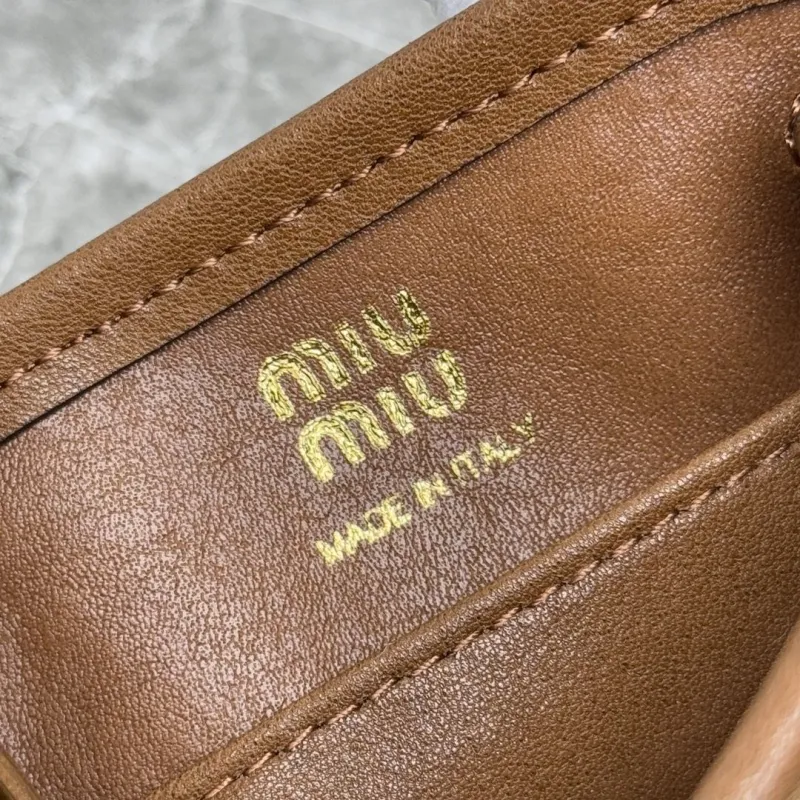 MIU MIU Brown Mini Top Handle Crossbody Bag - Image 8