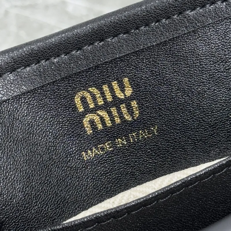 MIU MIU Black Mini Top Handle Bag 628 - Image 8