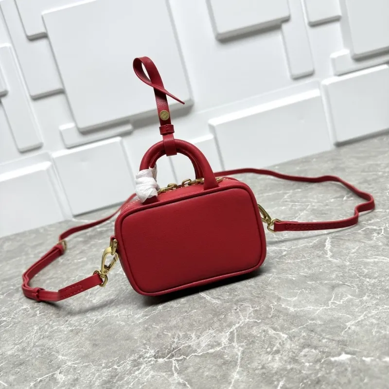 MIU MIU Red Mini Top Handle Crossbody Bag 630 - Image 6