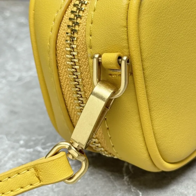 MIU MIU Yellow Mini Top Handle Crossbody Bag 631 - Image 4