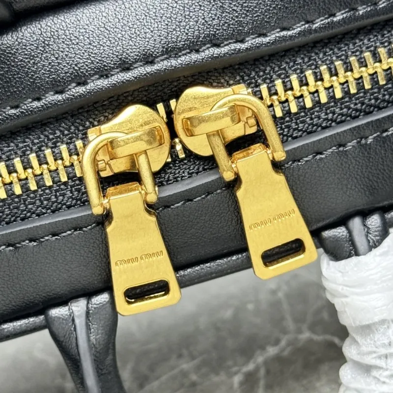 MIU MIU Black Top Handle Crossbody Bag 632 - Image 7