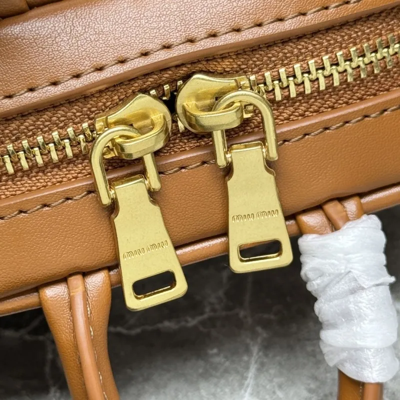 Miu Miu Brown Mini Top Handle Crossbody Bag 633 - Image 7
