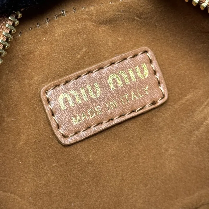 Miu Miu Brown Mini Top Handle Crossbody Bag 633 - Image 8
