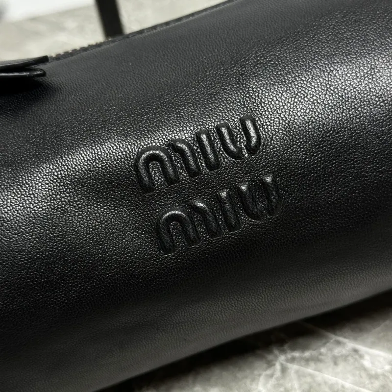 Alternative view of MIU MIU Black Barrel Crossbody Bag 634