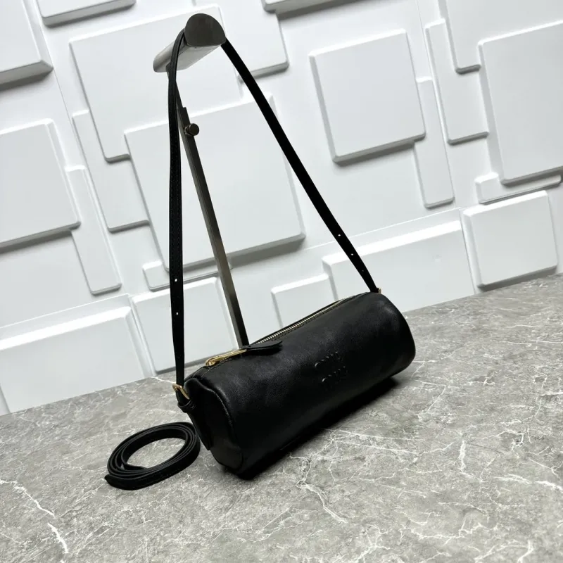 MIU MIU Black Barrel Crossbody Bag 634 - Image 3