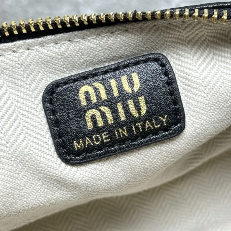 MIU MIU Black Barrel Crossbody Bag 634 - Image 8