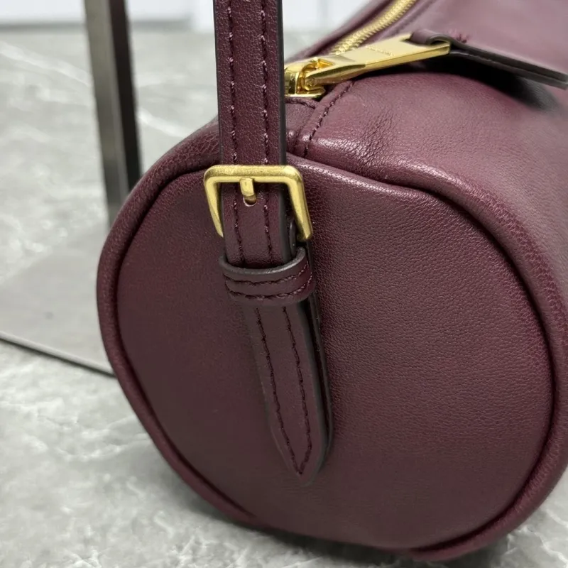 Miu Miu Burgundy Cylindrical Crossbody Bag 635 - Image 4