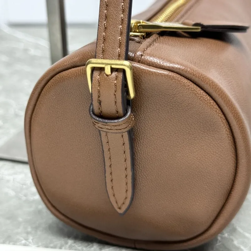 MIU MIU Brown Leather Top Handle Crossbody Bag 636 - Image 5
