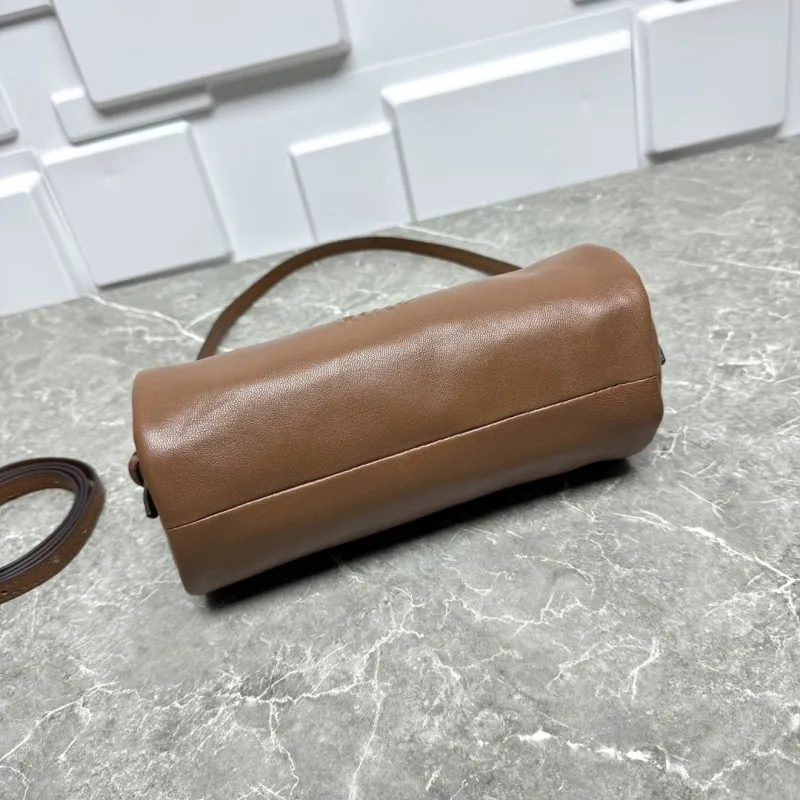 MIU MIU Brown Leather Top Handle Crossbody Bag 636 - Image 7