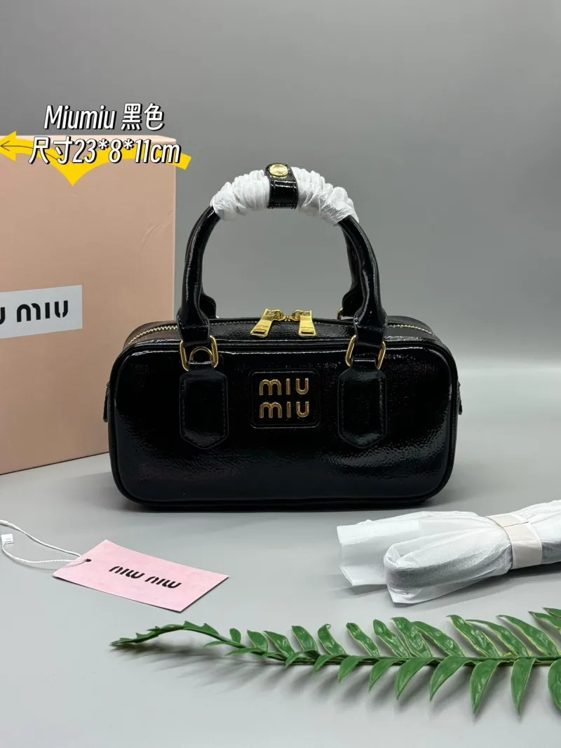 Miu Miu Black Top Handle Bag 644