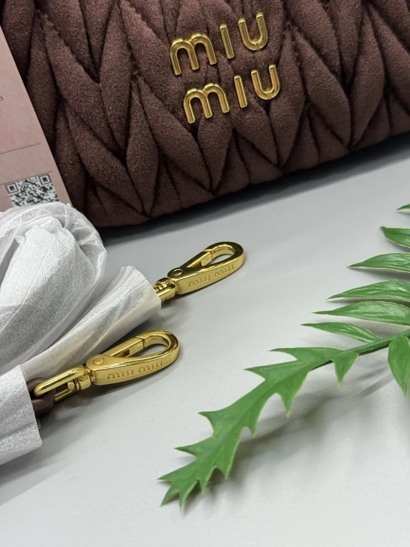 Miu Miu Brown 20cm Top Handle Bag - Image 3