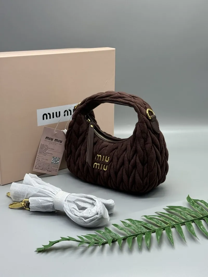 Miu Miu Brown 20cm Top Handle Bag - Image 4