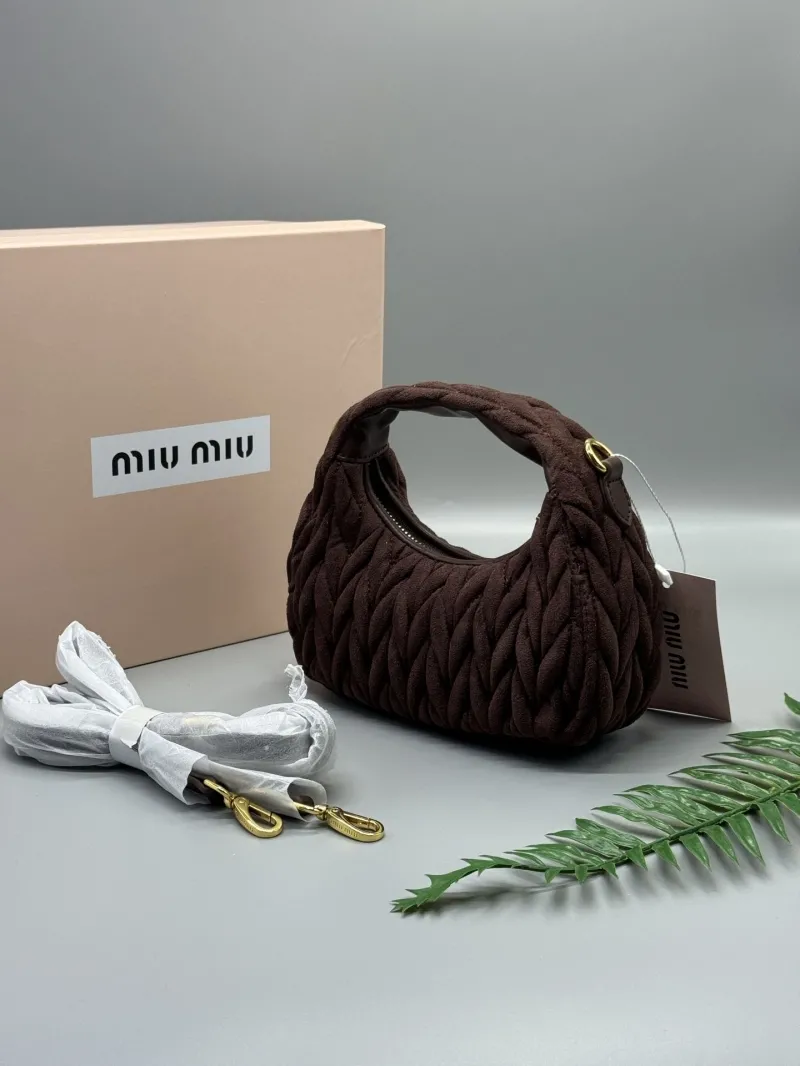 Miu Miu Brown 20cm Top Handle Bag - Image 5