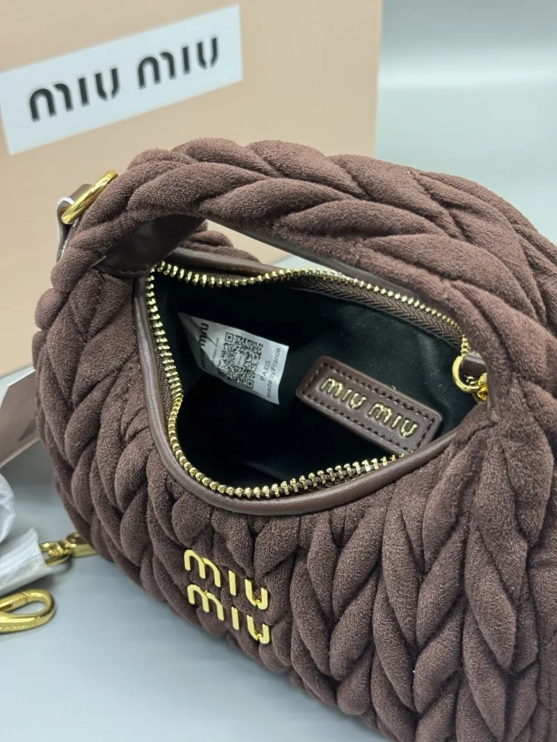 Miu Miu Brown 20cm Top Handle Bag - Image 7