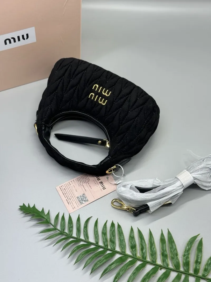 Alternative view of Miu Miu Velvet Top Handle Bag Size 20cm