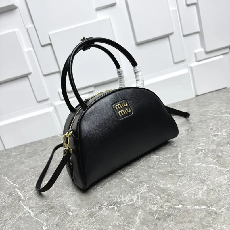 Miu Miu Black Top Handle Bag 651 - Image 3