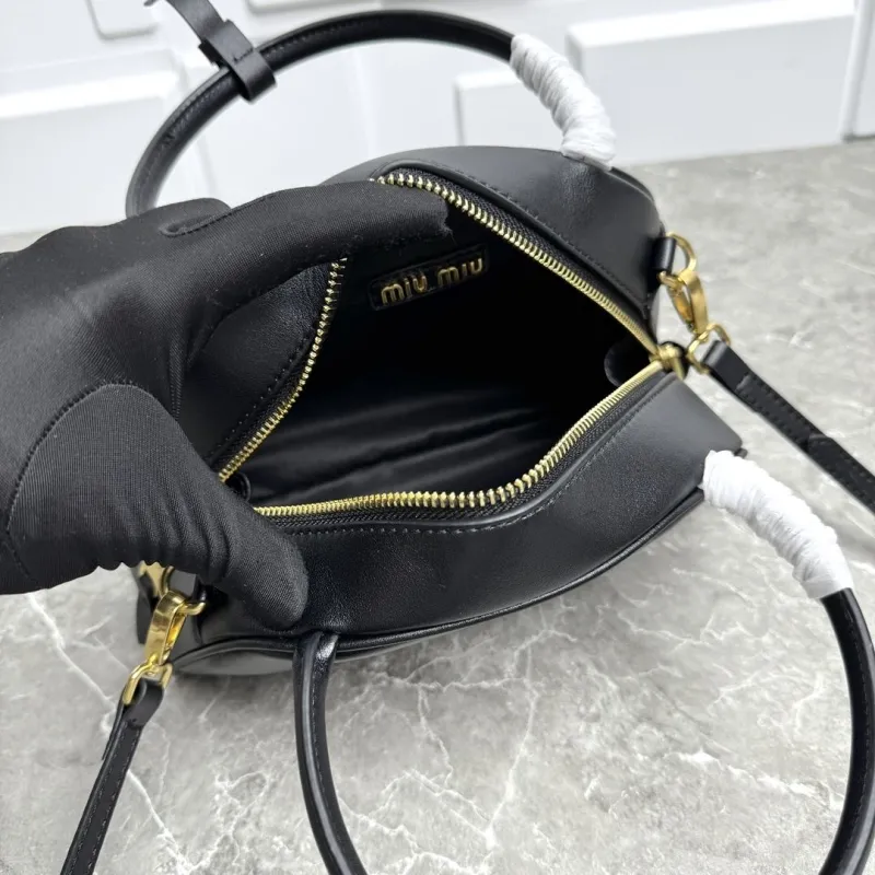 Miu Miu Black Top Handle Bag 651 - Image 9