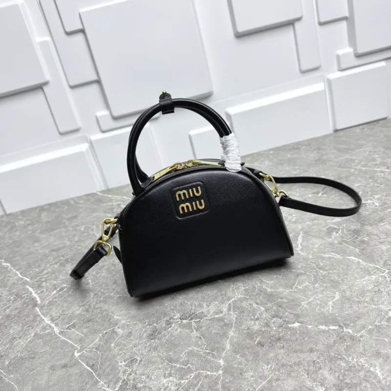 Miu Miu Black Top Handle Crossbody Bag 652