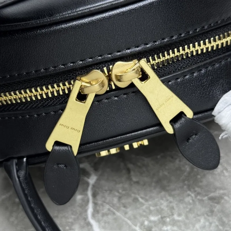Miu Miu Black Top Handle Crossbody Bag 652 - Image 7